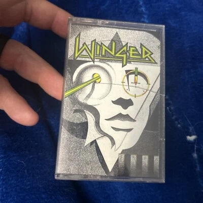 Winger: Self Titled Cassette Atlantic 1988 Rock Hair Band- Crack In Case - Image 1 of 4
