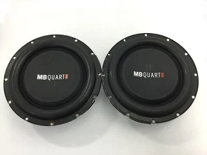 MB QUART Car Audio 8" Subwoofers Dual Coils 400 Watt DISCUS DS1-204 Pair of 2 - Picture 1 of 15