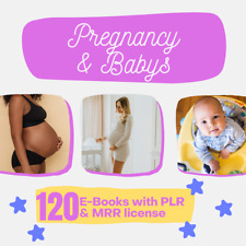 120 E-Book´s & Artikel zu Schwangerschaft u. Babys in Englischer PLR u. MRR