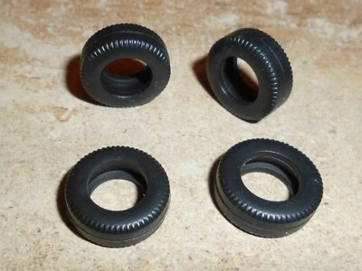 Scalextric new grippy slick car tyres C75 C94 Mercedes 190 SL also FJ front. X - Image 1 of 4