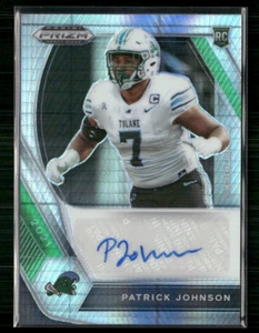 Patrick Johnson 2021 Prizm Draft Picks Hyper Prizm RC Auto - Picture 1 of 2