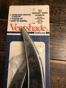 Rain Guards 2Pc Window Vent Visor Shade For Chrysler Dodge Van 80s 90s NOS Steel - Picture 1 of 7