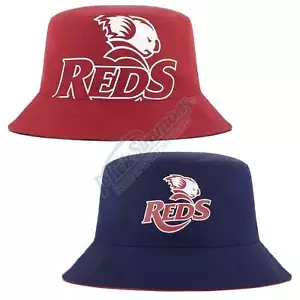 NEW Queensland Reds Reversible Bucket Hat Rugby Union by Canterbury - Picture 1 of 5