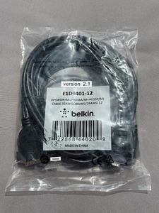 Belkin (F1D9401-12) 4 m KVM Cable Wire Splitter Version 2.1 - Photo 1/5