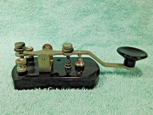 MFJ-550 TELEGRAPH MORSE CODE STRAIGT KEY KEYER FOR HAM AMATEUR RADIO CW - Picture 1 of 17