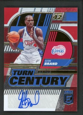 2022-23 ELTON BRAND 11/49 AUTO PANINI DONRUSS ELITE VIRADA DO SÉCULO - Imagem 1 de 2