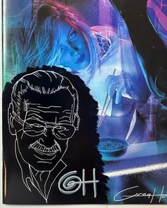 Add-On: Stan Lee Kopfskizze von Greg Horn - Bild 1 von 1