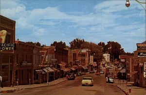 Buffalo,WY Business Section Old Cars Street View Johnson County Wyoming - Picture 1 of 2