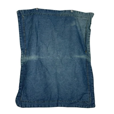 Estuche falso almohada con bridas etiqueta bandera vaquera Tommy Hillfiger vintage estándar uno Foto 1 de 4