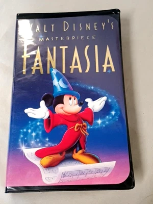 Walt Disney's Masterpiece Fantasia (VHS, 1991) Mickey Mouse - Image 1 of 4