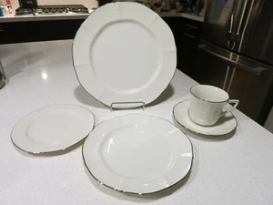 NORITAKE IMPERIAL PLATIN KOMPLETT GEDECK NEU - Bild 1 von 7