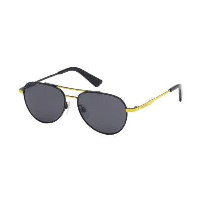 Gafas de sol DIESEL niños piloto DL0291 41A negro amarillo / gris 50 mm JUNIOR Foto 1 de 3