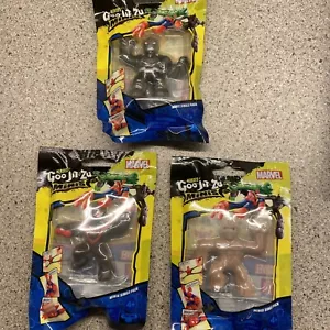 Heroes of Goo Jit Zu - Groot, Miles Morales, Black Panther- Stretch Squish Venom - Picture 1 of 7