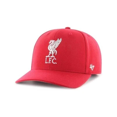 Liverpool FC Red & White "Coldzone" Snapback Hat 47 Brand Officially Licensed - Image 1 of 2