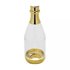 36 Clear Gold 6" tall Mini Champagne Bottles Favor Holders Party Events Supplies - Picture 1 of 9