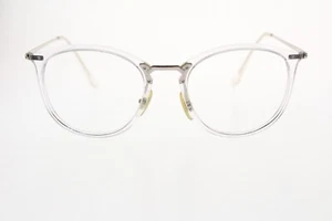 RAY-BAN RB 7140 2001 CLEAR GUNMETAL AUTHENTIC FRAMES EYEGLASSES 51-20-150 MM - Picture 1 of 8
