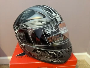 AFX FX-90 REAPER FROST FULL FACE MOTORCYCLE HELMET SIZE SMALL #H17 - Foto 1 di 9
