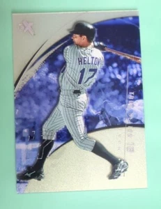 Tarjeta de béisbol Fleer E-X 2002 #50 Todd Helton - Colorado Rockies - Imagen 1 de 2