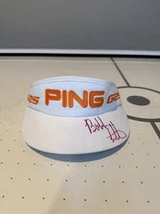 Ping G25 Bubba Watson Visor White/Orange Adjustable SIGNED BY BUBBA WATSON - Picture 1 of 7
