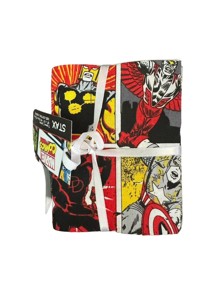 Paquete de tela de 5 cuartos de grasa de Marvel Comics Stax 18" x 21" Foto 1 de 3