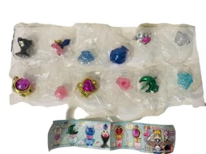 Sailor Moon Prism Perfume Bottle 2 Complete Set of 6 Types  Bandai Gashapon New - Picture 1 of 24