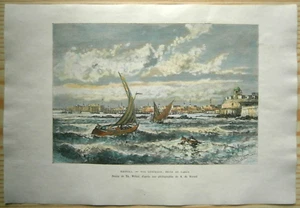 1886 Reclus impresión Trípoli, Libia, #6 - Imagen 1 de 1