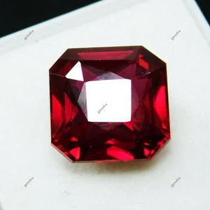 Piedras Preciosas Sueltas NATURAL Rojo RUBÍ 8.52 Ct CERTIFICADO Forma Cuadrada - Imagen 1 de 16