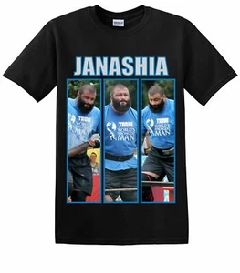 World's Strongest Man - Konstantine Janashia Tri-Image T-Shirt (L) CLEARANCE - Picture 1 of 2