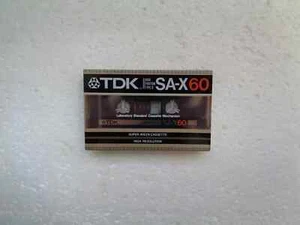 Vintage Audio Cassette TDK SA-X 60 * Rare From Japan 1985 * - Photo 1/3