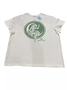 Women's Plus Size Miller Lite Oversized Short Sleeve Graphic T-Shirt - Ivory 2X - Picture 1 of 2