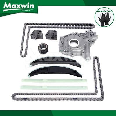 Timing Chain Kit Oil Pump Fit 03-09 Ford Fusion Mazda 6 Mercury Lincoln 3.0L - Image 1 of 4