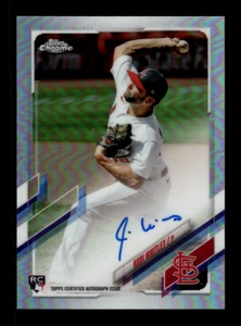 2021 Topps Chrome Baseball Kodi Whitley #RA-KW Rookie Autograph Refractor /499 - Picture 1 of 2