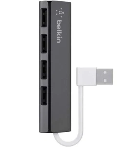 Belkin 4 Port Ultra-Slim Travel Hub - Picture 1 of 2