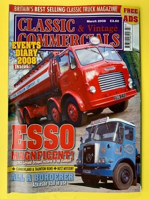 Classic & Vintage Commercials Magazine - Mar 2008 - Leyland Octopus Esso Tanker - Image 1 of 3