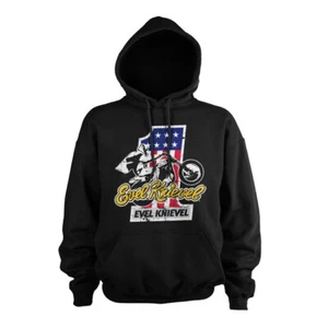 Evel Knievel No. 1 Black Hoodie Size 2XL - Picture 1 of 1