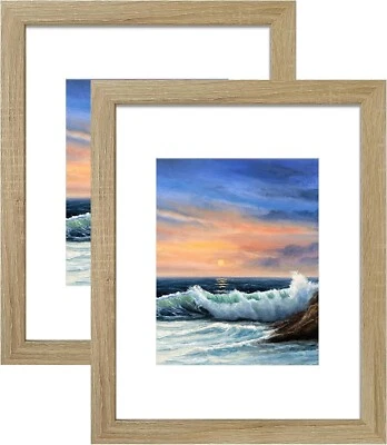 2 pack 16x20 Picture Frame Display  11x14 with Mat or 16x20 without Mat - Image 1 of 4