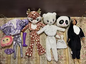 Barbie Cutie Reveal Panda Hirsch Rentier Eisbär Eule Löwe eine Puppe SET - Bild 1 von 17