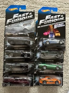 Juego de 8 autos Hot Wheels Fast & Furious 2013 exclusivo de Walmart Skyline Supra Mustang - Imagen 1 de 12