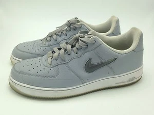 Men's Nike Air Force 1 Wolf Grey/Wolf Grey 488298 017 2012 Size 11 - Picture 1 of 9