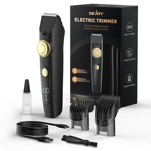 SEJOY Professional Men's Hair Clippers Trimmers Cordless Beard Electric Shaver