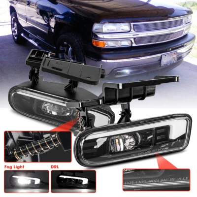 2000-2006 For Chevrolet Suburban 1500 2500 & Tahoe LED Fog Lights Driving Lamps  - Image 1 of 4
