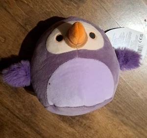 Squishmallows 3.5" Neha Purple Dodo Bird On Plush NWT - Picture 1 of 2