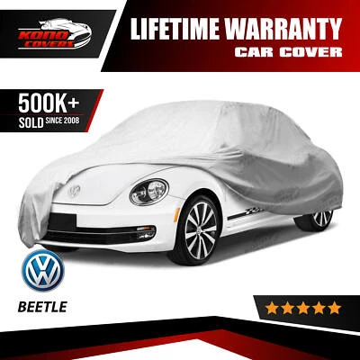 Nueva cubierta de coche Volkswagen Super Beetle 4 capas apta para agua nieve lluvia sol polvo Foto 1 de 4