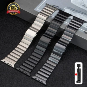 Correa de titanio para Apple Watch Ultra2 y Ultra1 49 mm 42-46 mm correa de hebilla magnética - Imagen 1 de 15