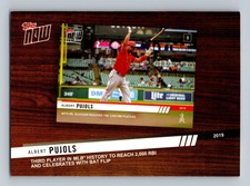 2020 Topps TNR-3 Albert Pujols Los Angeles Angels      Topps Now Review 2019