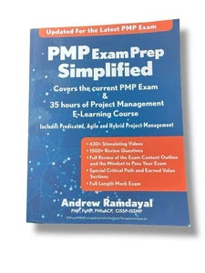 PMP Exam Prep Simplified by Andrew Ramdayal Paperback Book - Imagen 1 de 4