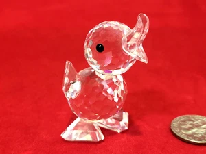 Swarovski Kristall #7660 kleiner quakender Erpel Entlein Figur 1,5" groß - Bild 1 von 9