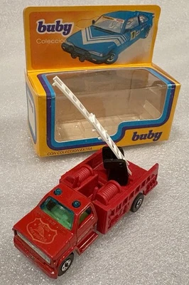 Camión de bomberos Chevy con escalera - Buby 1:64 de Argentina #204 - Camión Chevrolet 714 - Imagen 1 de 4