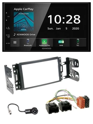 Kenwood Bluetooth MP3 DAB USB 2DIN Autoradio für Chevrolet Corvette Uplander 05- - Bild 1 von 4
