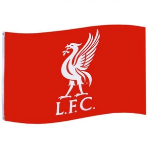 Bandera del Liverpool FC - cresta Liverbird - Imagen 1 de 2